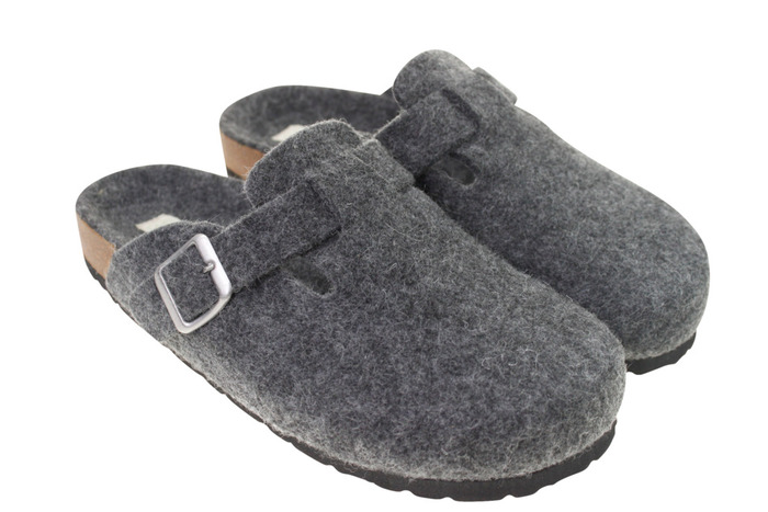 Tøfler grå str. 45 - Reserved